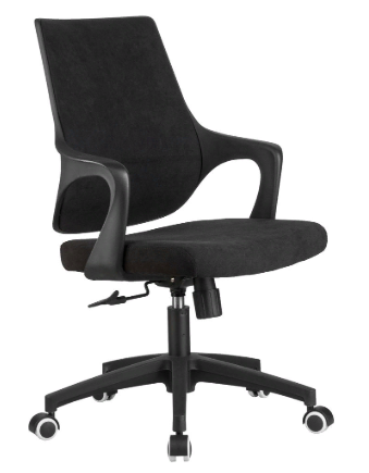 Компьютерное кресло Riva Chair 928 Чёрный кашемир/Чёрный пластик