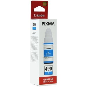 Canon Чернила Canon GI-490 Cyan голубые 0663C001