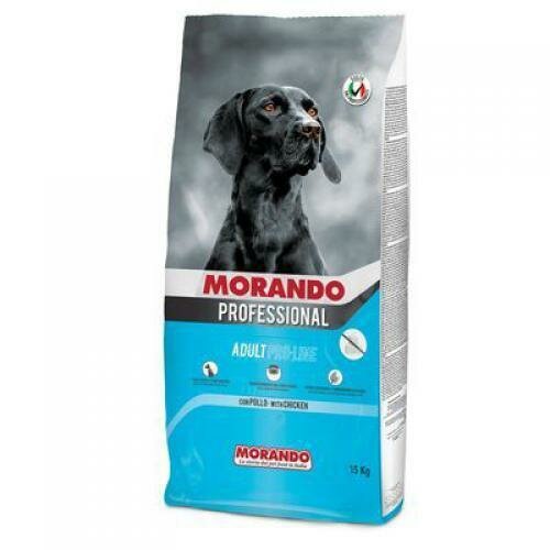 Сухой корм для взрослых собак с повышенной массой тела Morando Professional Cane Pro Line с курицей 15 кг. - фотография № 3
