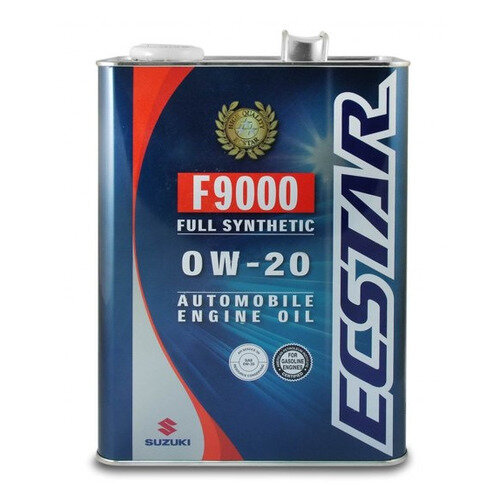 Моторное масло Suzuki Ecstar F9000 Motor Oil, 0W-20, 4л, синтетическое [99m00-22r01-004]