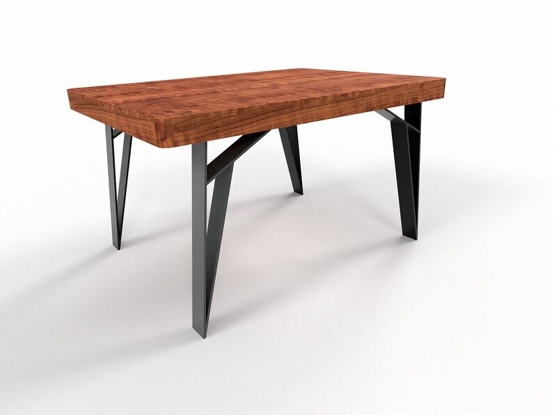 Подстолье/опора из металла для стола в стиле Лофт Модель 15 (4 штуки) - фотография № 2