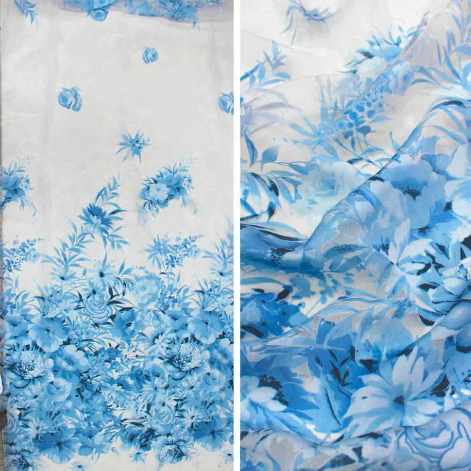 фото Штора готовая органза 150х280 1 шт деворе Texrepublic tc 840la-03/280 odev ut