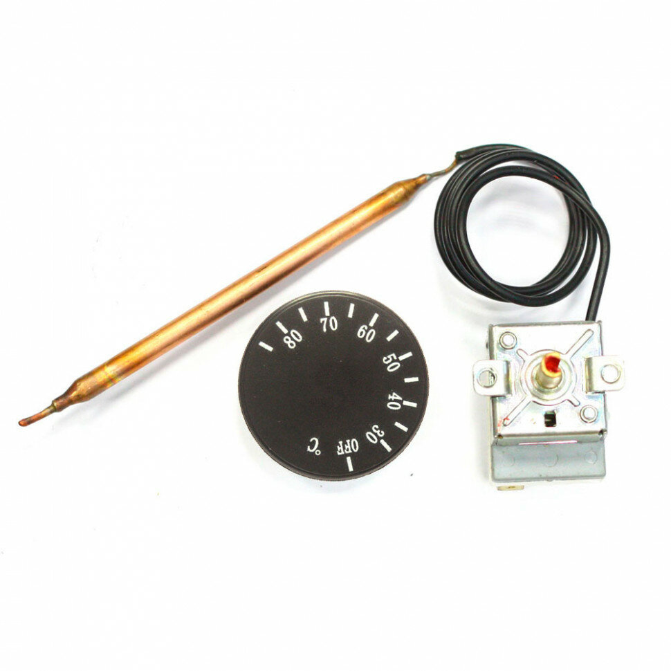 Термостат для электрических котлов 30-85°C с ручкой 100341