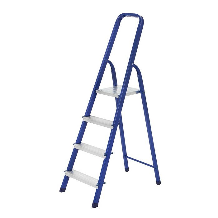 фото Стремянка тундра, металлическая комбинированная, 4 ступени, 820 мм
