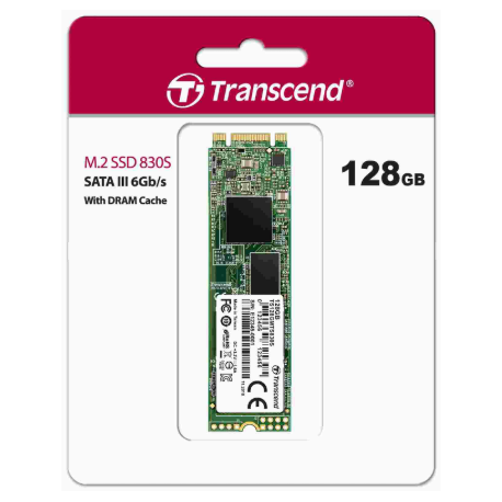 Твердотельный накопитель Transcend 128GB M.2 SSD MTS 830 series (22x80mm) with DRAM cache TS128GMTS830S