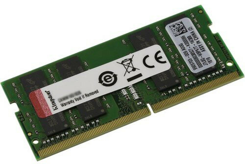 Оперативная память Kingston SODIMM 32GB 2666MHz DDR4 Non-ECC CL19 KVR26S19D8/32