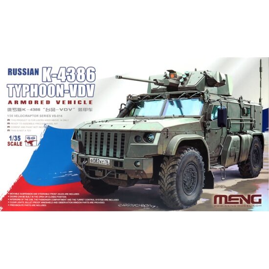 Сборная модель MENG VS-014 Бронемашина К-4386 Тайфун-ВДВ 1/35