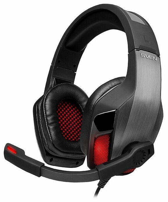 Гарнитура компьютерная SVEN AP-U995MV, black/red