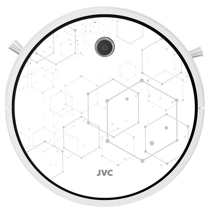 Робот - пылесос JVC 2 в 1 сухая и влажная уборка 4 режима турбо щетка HEPA фильтр голосовой помощник смартфон-управление Smart life Wi-Fi