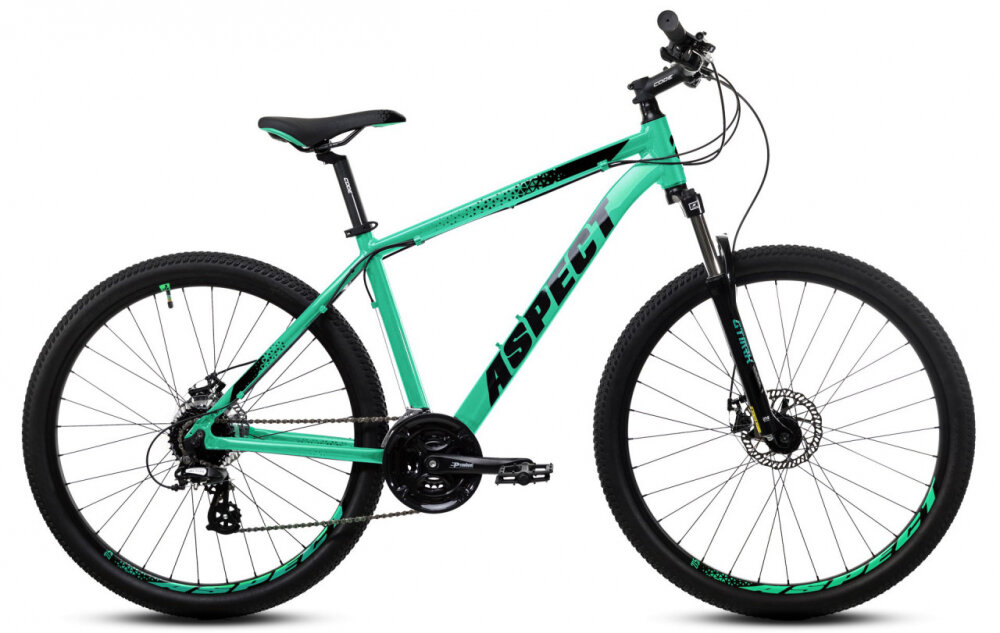 Велосипед Aspect IDEAL 27.5 (2022) 18" Зеленый