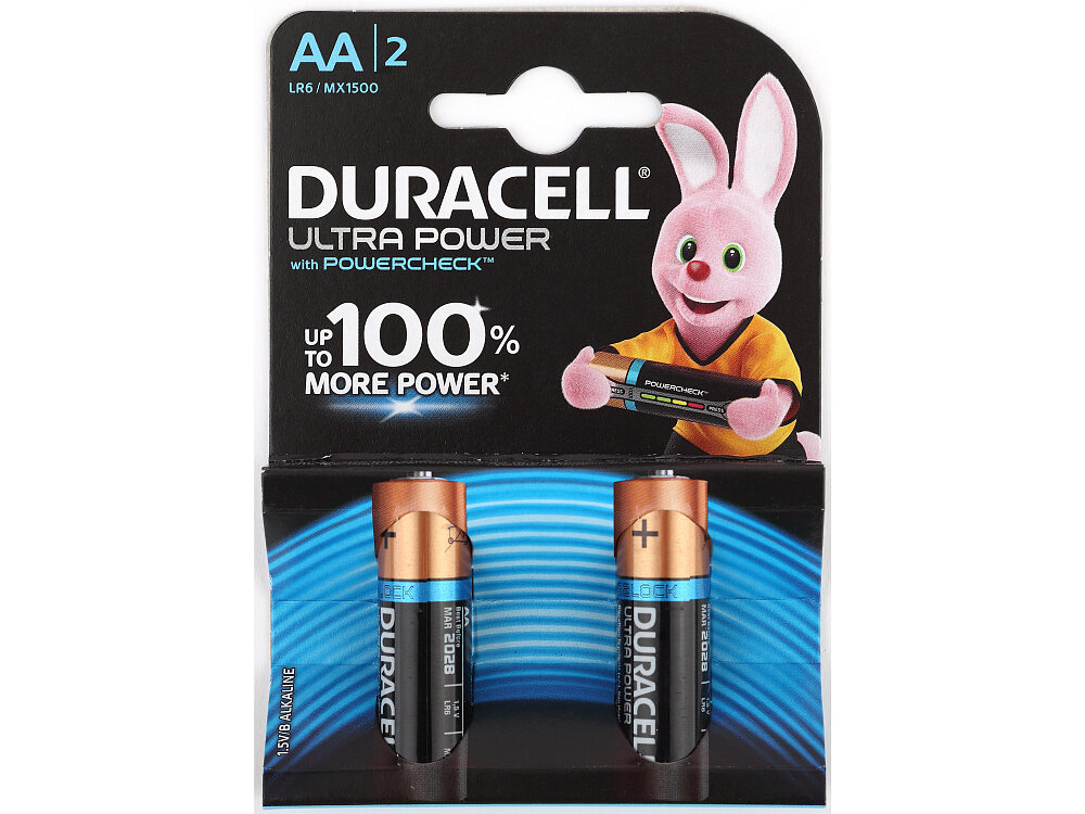 Батарейки LEGO 5004803 Батарейки Duracell Ultra Power AA 2 шт