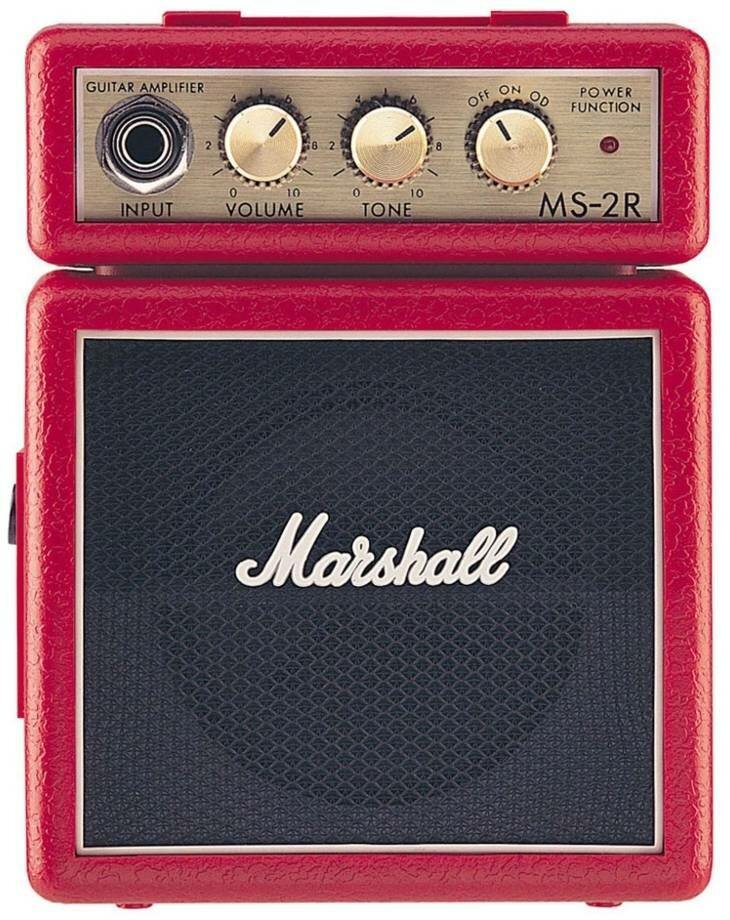 Гитарный комбик MARSHALL MS-2R-E MICRO AMP (RED)