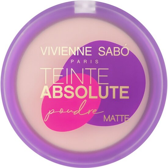 Пудра компактная матирующая VIVIENNE SABO Teinte Absolute matte, тон 02