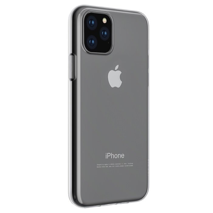 Силиконовый чехол Hoco Light series для Apple iPhone 11 (серый)