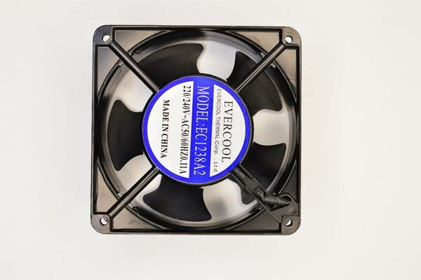 Вентилятор Evercool EC1238A2HBT, Вентилятор осевой, 220В, AC 120х120х38мм, подш. качения, 2500 об/мин, 1шт