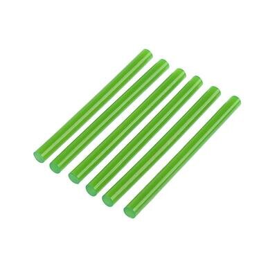 Клеевые стержни тундра, 7 х 100 мм, зеленые, 6 шт., TUNDRA