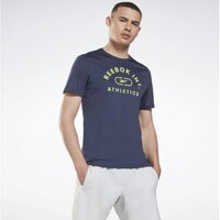 Футболка REEBOK WOR POLY GRAPHIC SS TEE GS6675 мужская, цвет синий, размер M