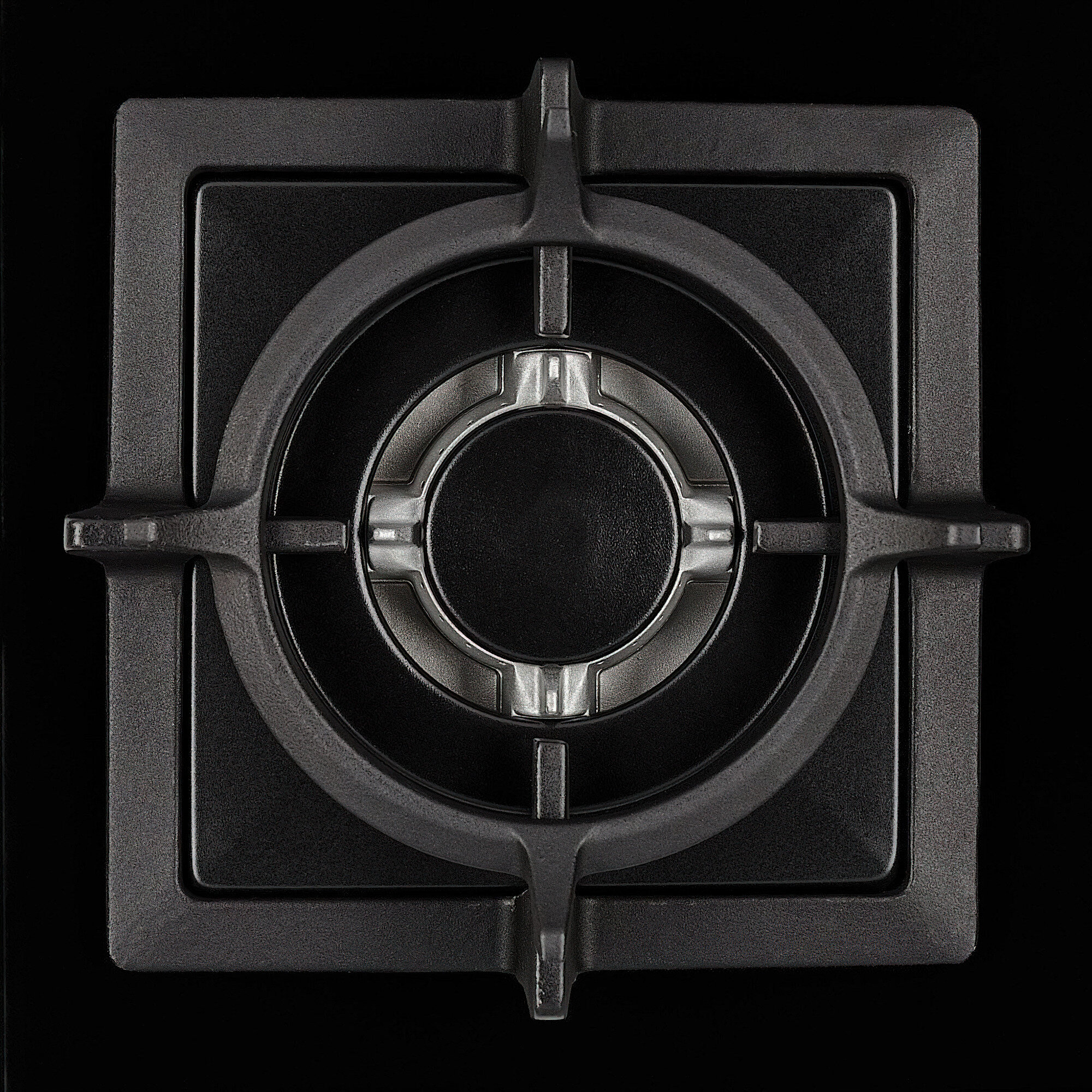 Поверхность газовая KRONA CALORE 60 BL черный - фотография № 8