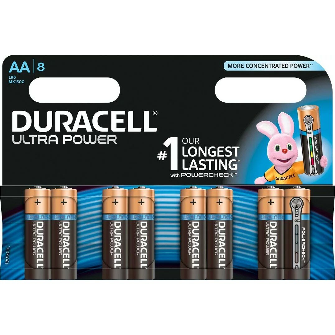 Duracell LR6-8BL Ultra Power 8 шт. в уп-ке