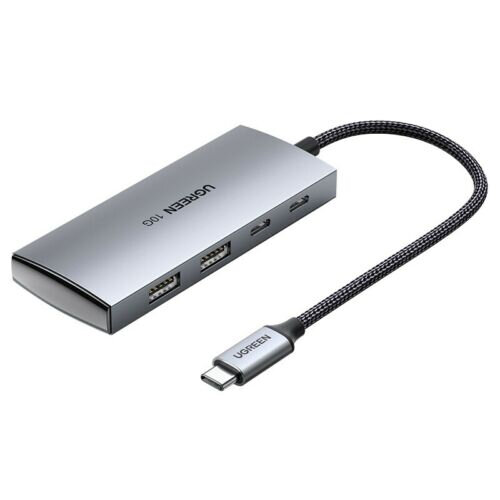 Хаб (разветвитель) Ugreen 4 в 1, 2 х USB C 3.1, 2 х USB A 3.1