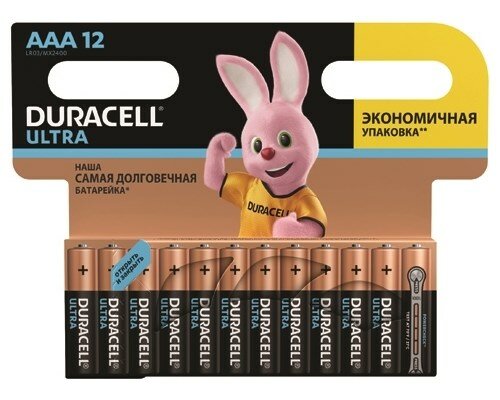 Батарейка Duracell LR03-12BL ULTRA POWER , 12 шт.