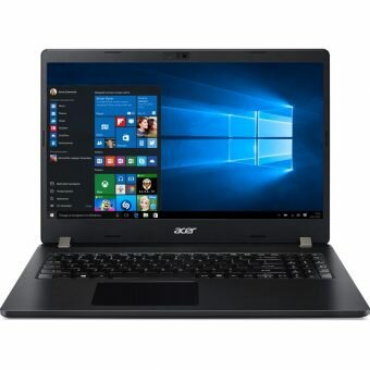 Ноутбук Acer TravelMate P2 TMP215-52-32X3 - 15.6", 1920x1080 (Full HD), Intel Core i3 10110U 2100MHz, SODIMM DDR4 4GB, SSD 256GB, Intel UHD Graphics, Bluetooth, Wi-Fi, FPR, noDVD, 3cell, Чёрный, Windows 10 Pro 64, NX.VLLER.00Q