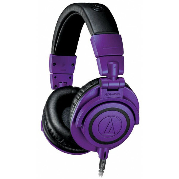 Audio-Technica ATH-M50x (черный/фиолетовый)