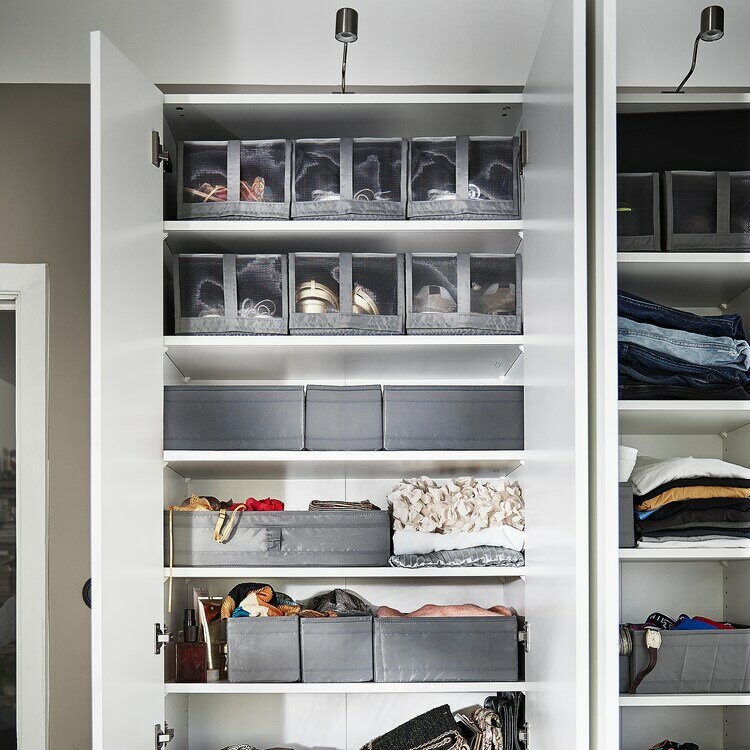 Коробки для хранения обуви IKEA SKUBB, 4 шт. - фотография № 3