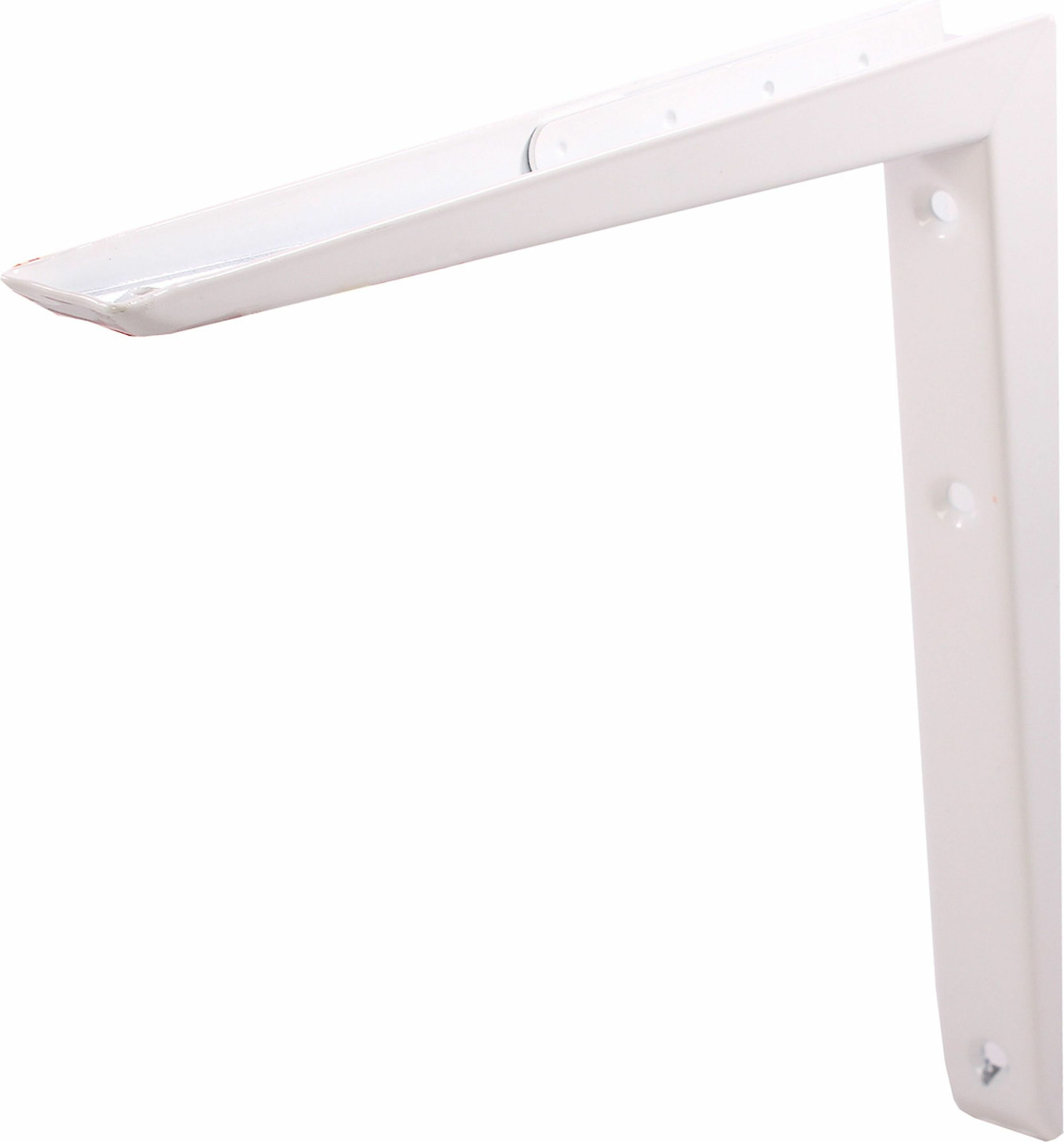 фото Кронштейн для полки Larvij Митер белый 300х300х30 мм