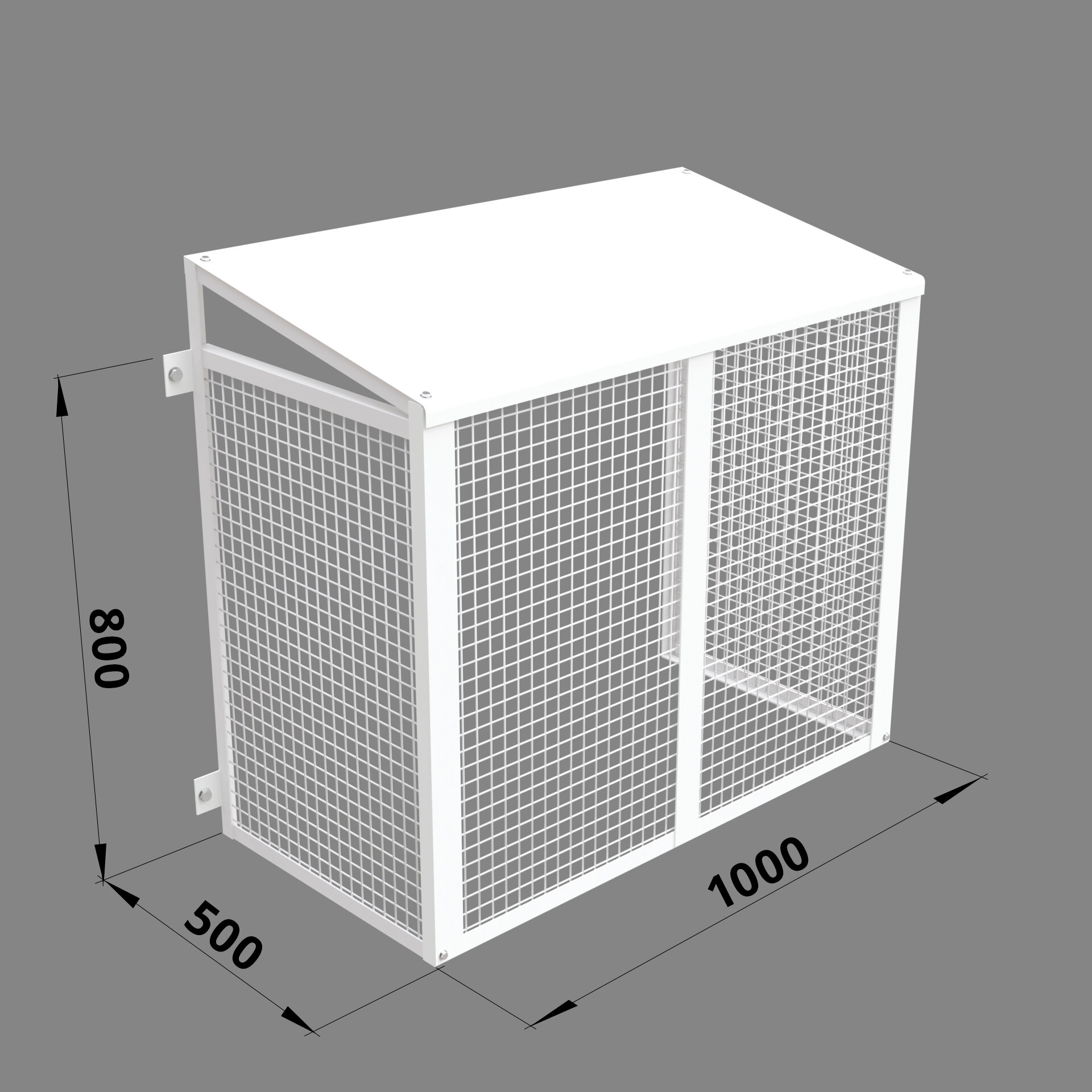 Ограждение, антивандальная защита, короб для кондиционера 1000*800*500