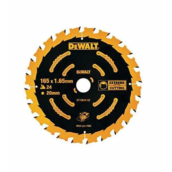 Пильный диск DEWALT EXTREME DT10624 165/20 мм.