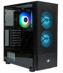 Корпус ATX Eurocase B02RGB черный, без БП, RGB, закаленное стекло, USB3.0 - изображение