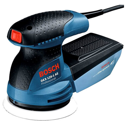 Эксцентриковая шлифмашина Bosch GEX 125-1 AE коробка