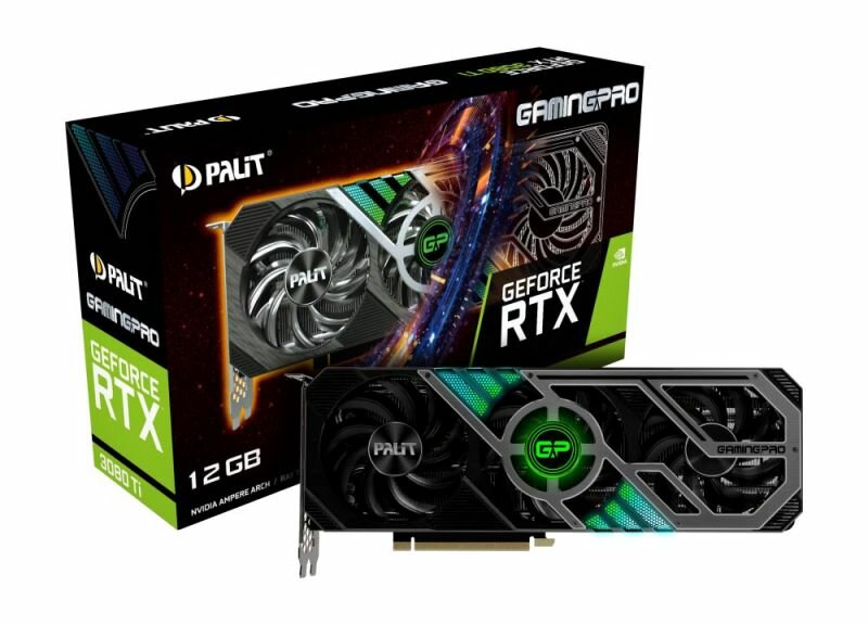 Видеокарта Palit GeForce RTX3080TI GamingPro 12Gb (NED308T019KB-132AA)