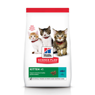 Hills Science Plan Сухой корм для котят с тунцом (Kitten Tuna) 604713 0,3 кг 38593 (5 шт)