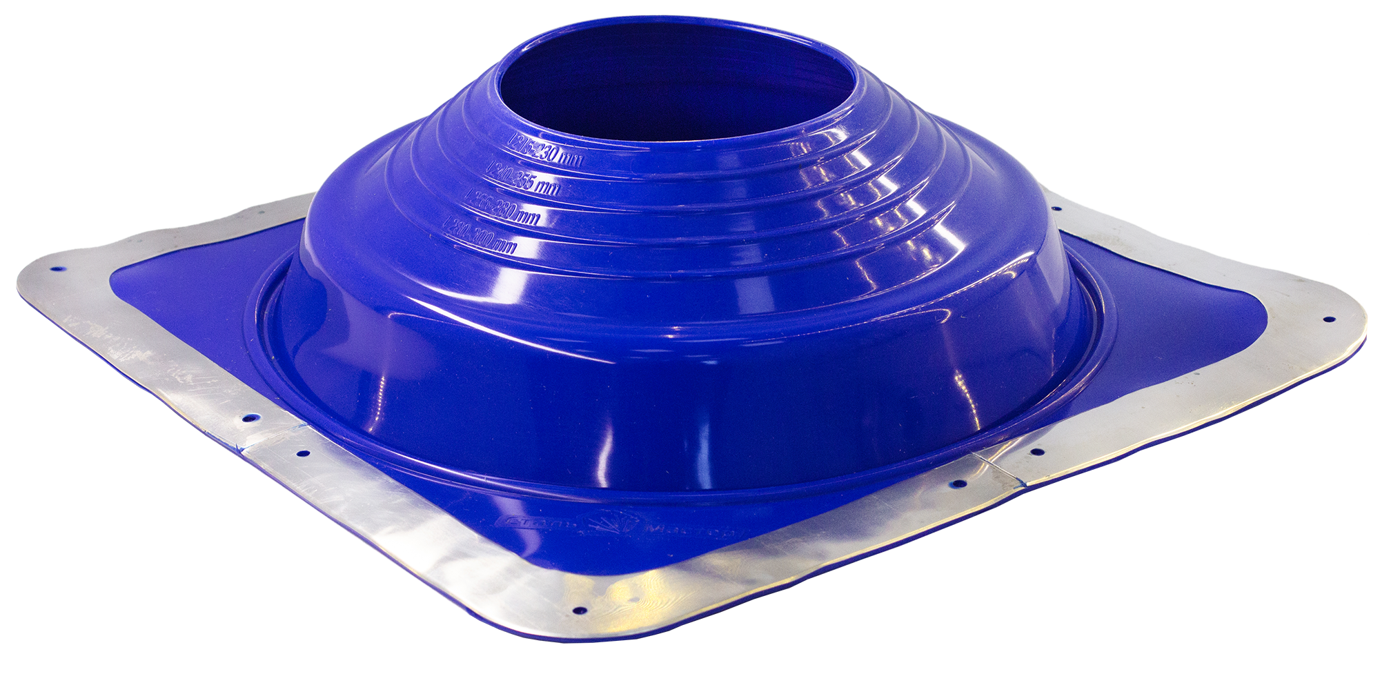 фото Кровельный уплотнитель МФ прямой №8 (Ø от 180 мм до 330 мм) синий