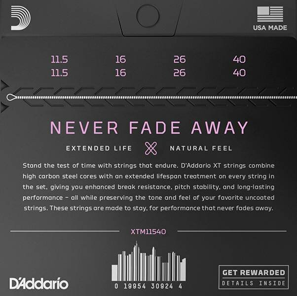 Струны для мандолины D'ADDARIO XTM11540