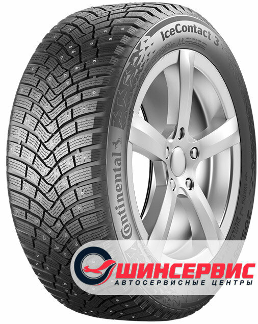 Continental 215/55 R17 IceContact 3 98T Шипы