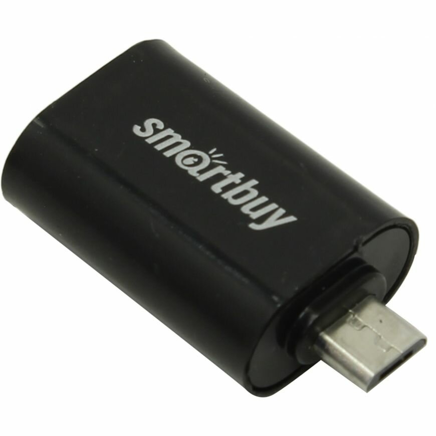 Универсальный OTG адаптер Micro Usb Smartbuy, черный (SBR-OTG-K)