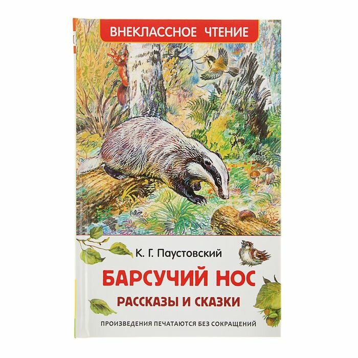 Книги в твёрдом переплёте Росмэн Рассказы и сказки «Барсучий нос», Паустовский К. Г.