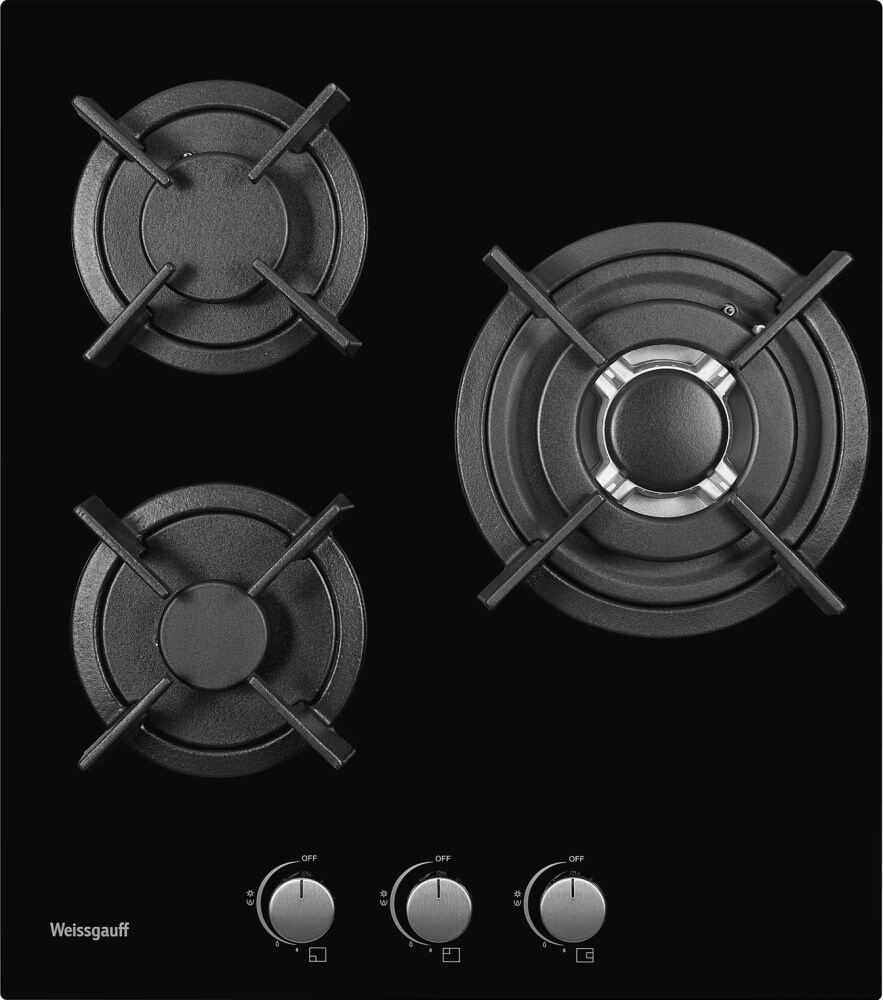 Варочная панель WEISSGAUFF HGG 451 BGh, черный