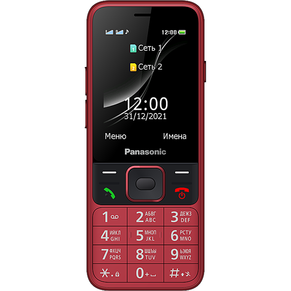 Сотовый телефон Panasonic KX-TF200RU красный