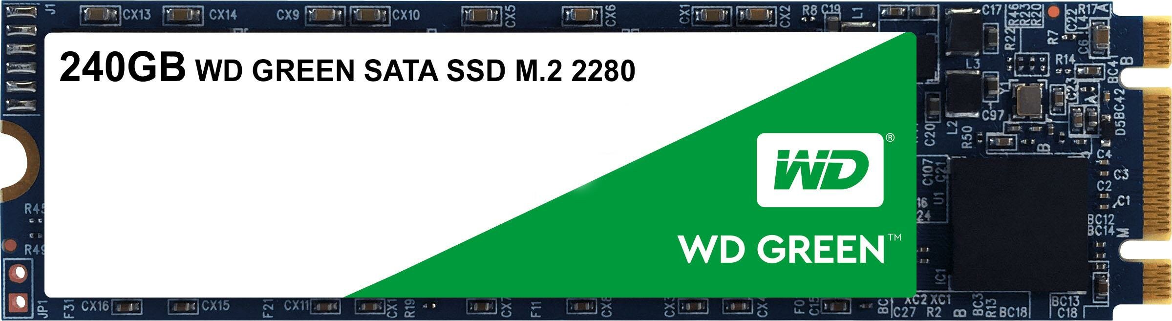   SSD M.2 240Gb Western Digital WD Green PC SSD WDS240G2G0B (SATA 6Gb/s, M.2)