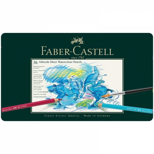 Faber-Castell Карандаши акварельные художественные Faber-Castell Albrecht Dürer 36цв, метал. коробка