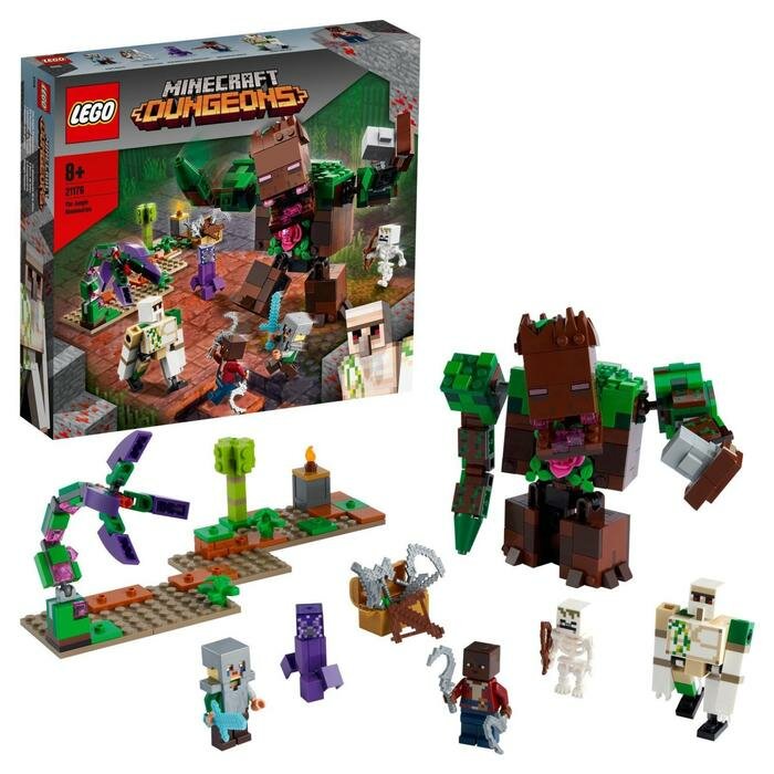 Lego Конструктор Lego Minecraft «Мерзость из джунглей», 489 элементов