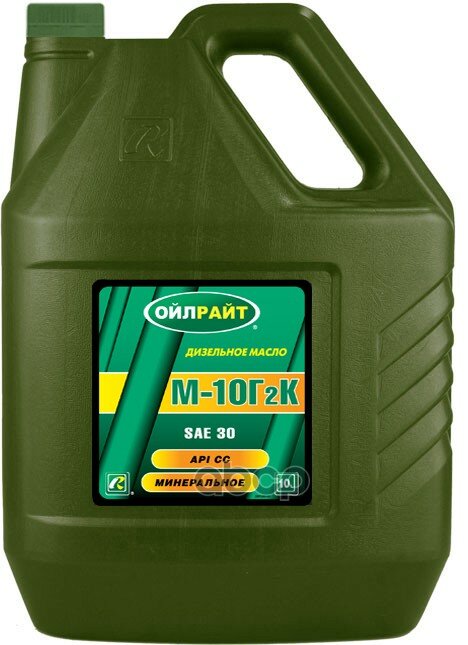 OILRIGHT Масло Моторное Oilright М-10г2к Sae30 Минеральное 10 Л 2501