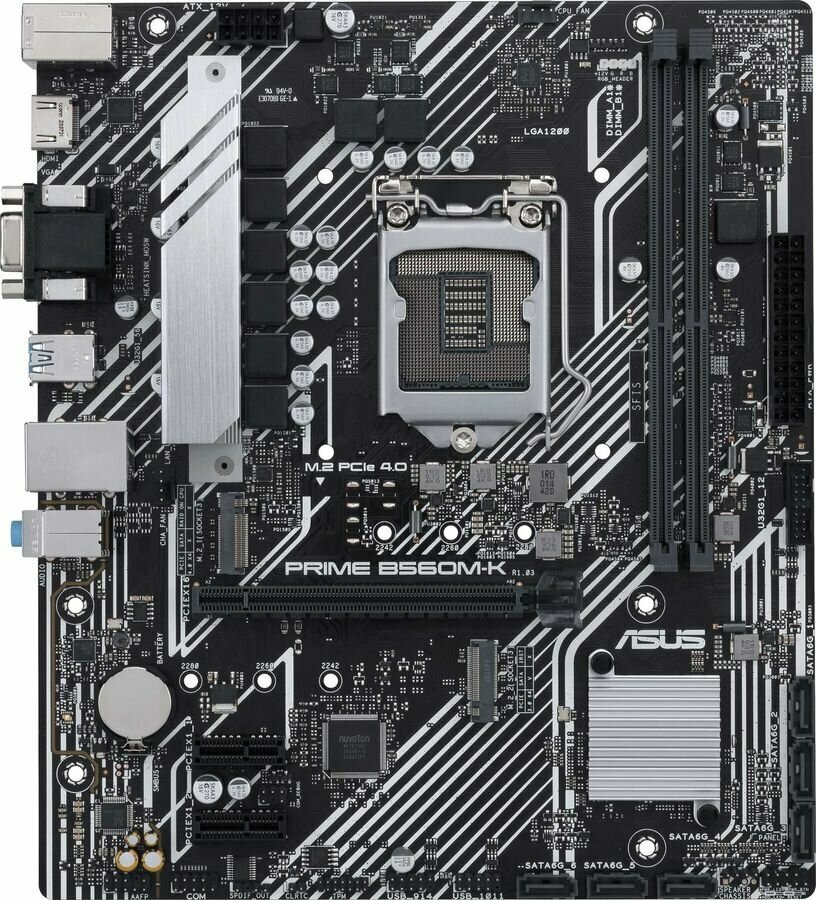 ASUS PRIME B560M-K LGA1200 B560 , 2*DDR4 mATX ,D-Sub + HDM