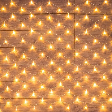 Гирлянда светодиодная Neon-Night Сеть теплый белый свет 150 светодиодов (1.5x1.5 м) 1029693