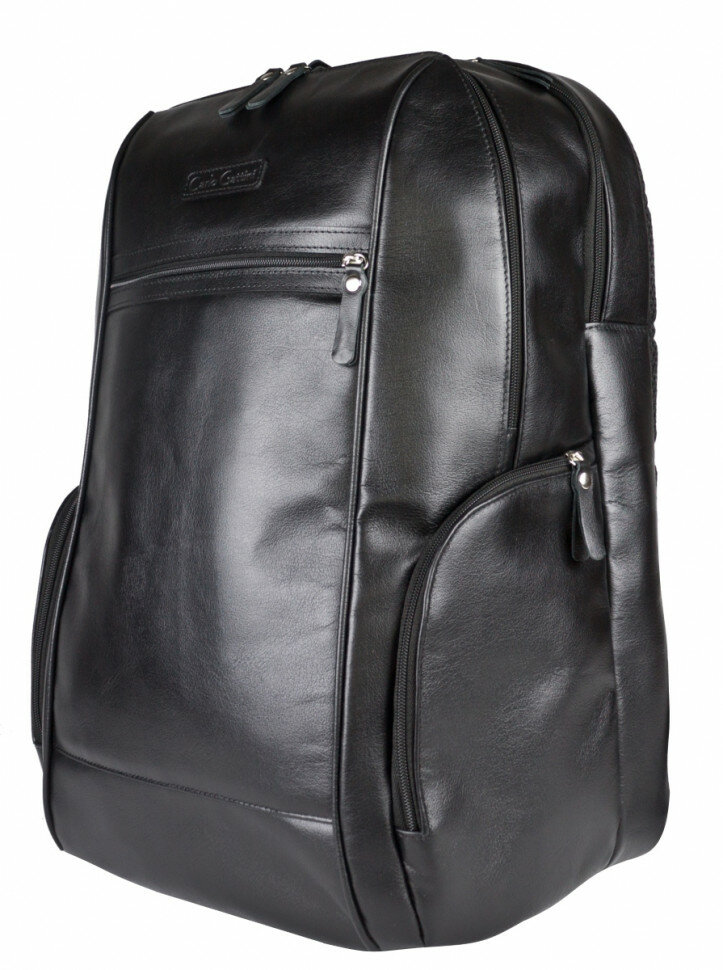 Мужской кожаный рюкзак Carlo Gattini Vicoforte black 3099-01