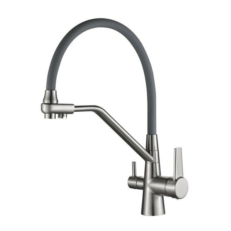 Смеситель Haiba HB76855-5 сталь